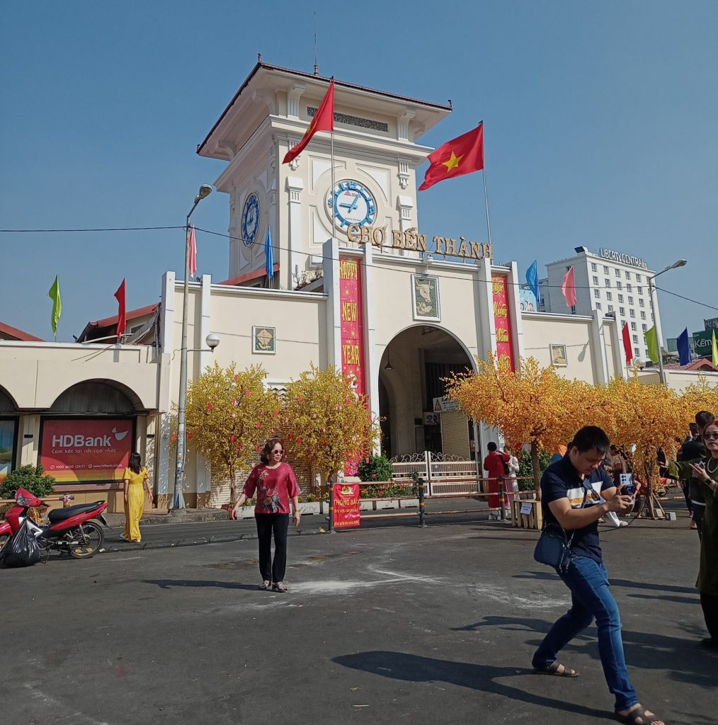 Suasana Benh Than Market Saat Imlek/Photo: Prajna Vita