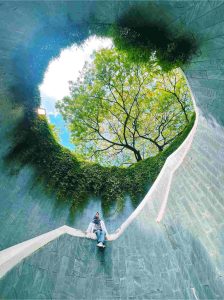 Fort Canning Tree Tunnel jangan lupa masukkan ke dalam itinerary Singapura Malaysia 5 hari